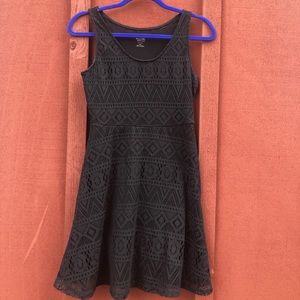 black mossimo dress